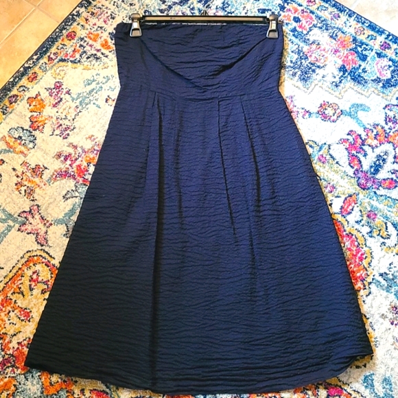 J. Crew Navy Blue Dress - Picture 1 of 6